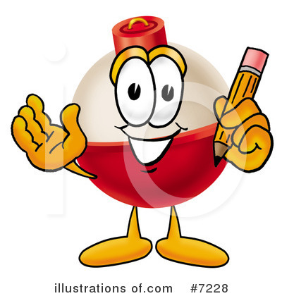Royalty-Free (RF) Bobber Clipart Illustration by Toons4Biz - Stock Sample #7228