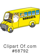 Bobcat Character Clipart #68792 by Mascot Junction