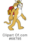 Bobcat Character Clipart #68795 by Mascot Junction
