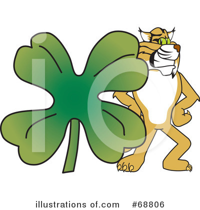 Royalty-Free (RF) Bobcat Character Clipart Illustration by Mascot Junction - Stock Sample #68806