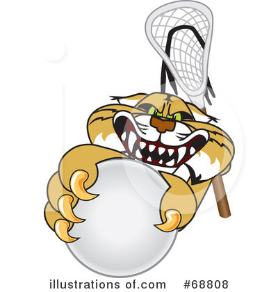 Royalty-Free (RF) Bobcat Character Clipart Illustration by Mascot Junction - Stock Sample #68808