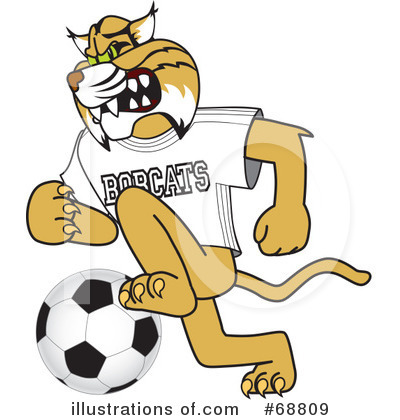 Royalty-Free (RF) Bobcat Character Clipart Illustration by Mascot Junction - Stock Sample #68809