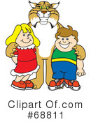 Bobcat Character Clipart #68811 by Mascot Junction
