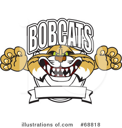 Royalty-Free (RF) Bobcat Character Clipart Illustration by Mascot Junction - Stock Sample #68818