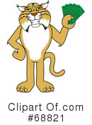 Bobcat Character Clipart #68821 by Mascot Junction