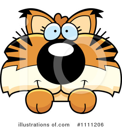 Royalty-Free (RF) Bobcat Clipart Illustration by Cory Thoman - Stock Sample #1111206