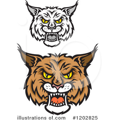 Bobcat Clipart #1202825 by Vector Tradition SM