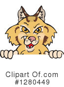 Bobcat Clipart #1280449 by Dennis Holmes Designs