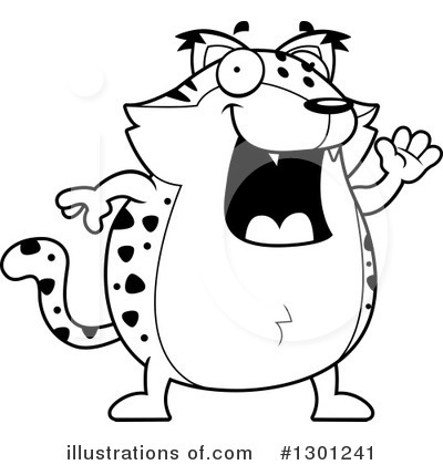 Bobcat Clipart #1301241 by Cory Thoman