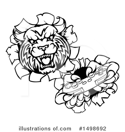Royalty-Free (RF) Bobcat Clipart Illustration by AtStockIllustration - Stock Sample #1498692