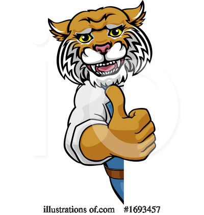 Royalty-Free (RF) Bobcat Clipart Illustration by AtStockIllustration - Stock Sample #1693457