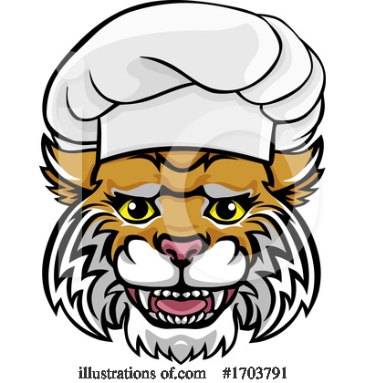Royalty-Free (RF) Bobcat Clipart Illustration by AtStockIllustration - Stock Sample #1703791