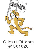 Bobcat School Mascot Clipart #1361626 by Mascot Junction