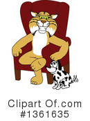 Bobcat School Mascot Clipart #1361635 by Mascot Junction