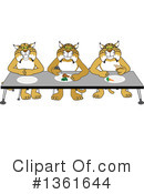 Bobcat School Mascot Clipart #1361644 by Mascot Junction