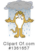 Bobcat School Mascot Clipart #1361657 by Mascot Junction