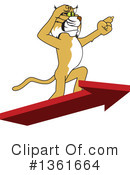 Bobcat School Mascot Clipart #1361664 by Mascot Junction
