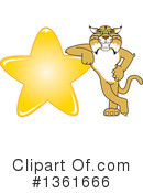 Bobcat School Mascot Clipart #1361666 by Mascot Junction