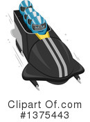 Bobsled Clipart #1375443 by BNP Design Studio