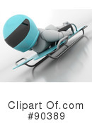 Bobsled Clipart #90389 by KJ Pargeter