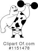 Bodybuilder Clipart #1151478 by Cory Thoman