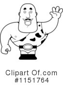 Bodybuilder Clipart #1151764 by Cory Thoman