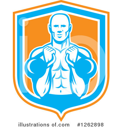 Weightlifting Clipart #1262898 by patrimonio
