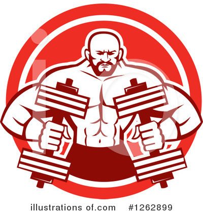 Weightlifter Clipart #1262899 by patrimonio