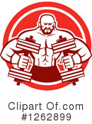 Bodybuilder Clipart #1262899 by patrimonio