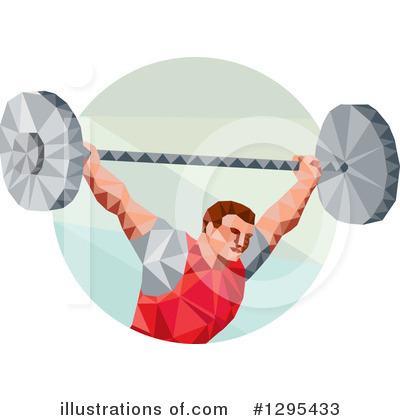 Royalty-Free (RF) Bodybuilder Clipart Illustration by patrimonio - Stock Sample #1295433