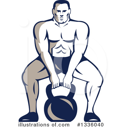 Weightlifter Clipart #1336040 by patrimonio