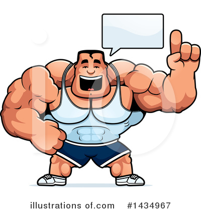 Bodybuilder Clipart #1434967 by Cory Thoman