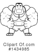 Bodybuilder Clipart #1434985 by Cory Thoman