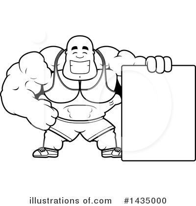 Royalty-Free (RF) Bodybuilder Clipart Illustration by Cory Thoman - Stock Sample #1435000