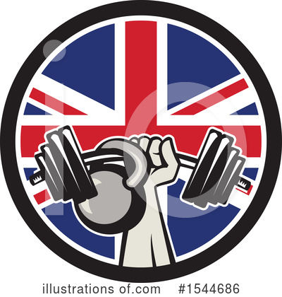 Royalty-Free (RF) Bodybuilder Clipart Illustration by patrimonio - Stock Sample #1544686