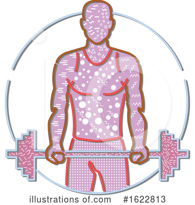 Royalty-Free (RF) Bodybuilder Clipart Illustration by patrimonio - Stock Sample #1622813