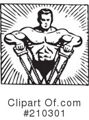Bodybuilder Clipart #210301 by BestVector