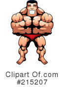 Bodybuilder Clipart #215207 by Cory Thoman