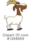 Boer Goat Clipart #1258659 by Hit Toon
