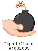 Bomb Clipart #1092083 by Hit Toon