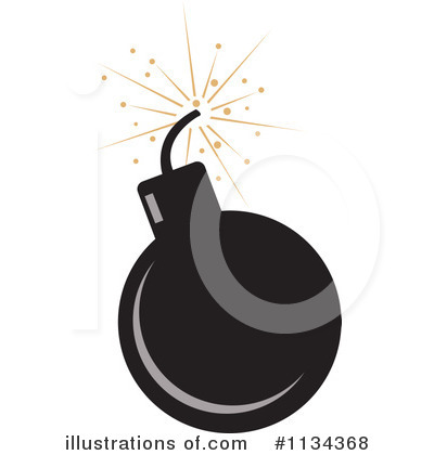 Royalty-Free (RF) Bomb Clipart Illustration by YUHAIZAN YUNUS - Stock Sample #1134368