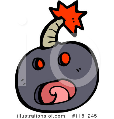 Royalty-Free (RF) Bomb Clipart Illustration by lineartestpilot - Stock Sample #1181245