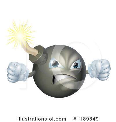Royalty-Free (RF) Bomb Clipart Illustration by AtStockIllustration - Stock Sample #1189849
