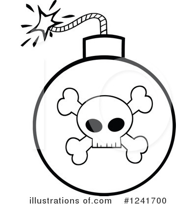 Royalty-Free (RF) Bomb Clipart Illustration by Hit Toon - Stock Sample #1241700