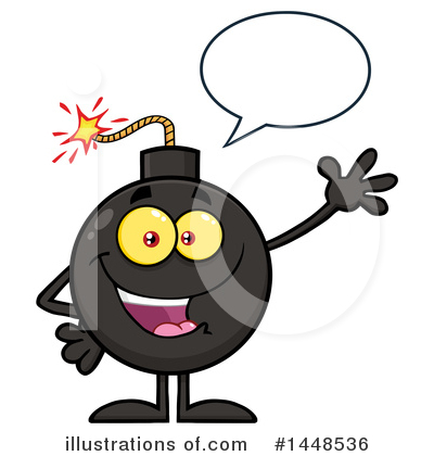 Royalty-Free (RF) Bomb Clipart Illustration by Hit Toon - Stock Sample #1448536