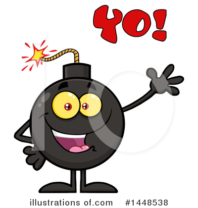 Royalty-Free (RF) Bomb Clipart Illustration by Hit Toon - Stock Sample #1448538