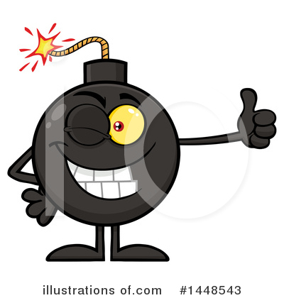 Royalty-Free (RF) Bomb Clipart Illustration by Hit Toon - Stock Sample #1448543
