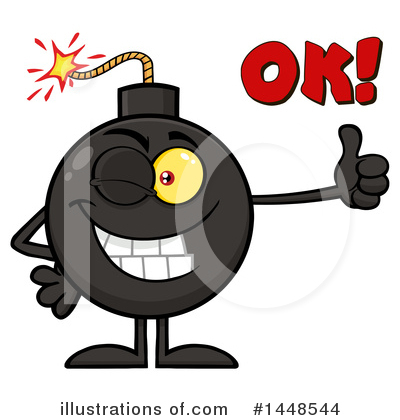 Royalty-Free (RF) Bomb Clipart Illustration by Hit Toon - Stock Sample #1448544