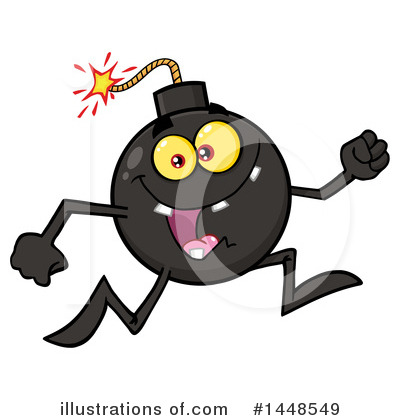 Royalty-Free (RF) Bomb Clipart Illustration by Hit Toon - Stock Sample #1448549