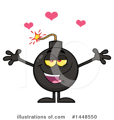 Royalty-Free (RF) Bomb Clipart Illustration by Hit Toon - Stock Sample #1448550